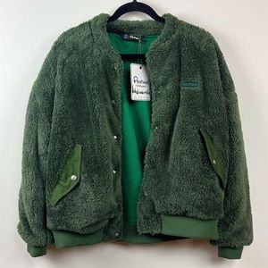 Penfield Harding Women's Fleece Teddy Bomber Jacket NWT